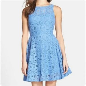 BB Dakota Blue Lace Dress